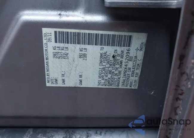 1N4AL2AP6CN452096: 43647705