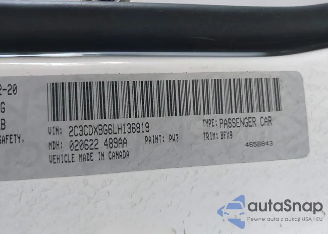 2C3CDXBG6LH136819: 43647723