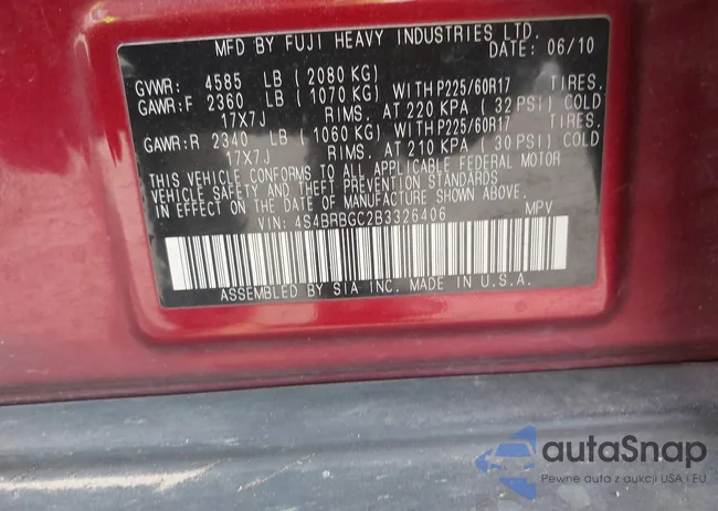 4S4BRBGC2B3326406: 43646805