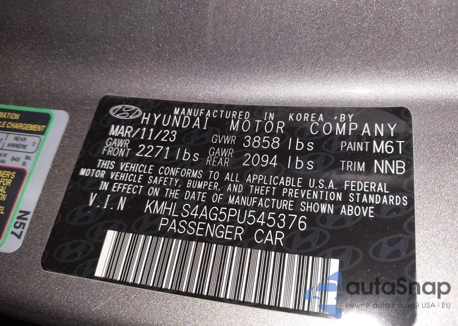 KMHLS4AG5PU545376: 43646819