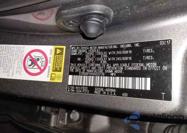 5TDBGRFH4HS025739: 43647027