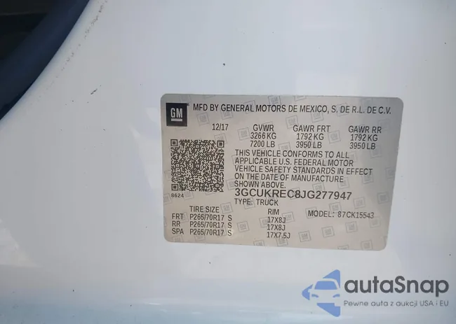 3GCUKREC8JG277947: 43648331