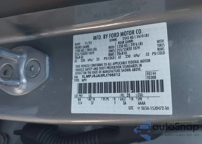 5LMPJ8JA5RJ798612: 43648458