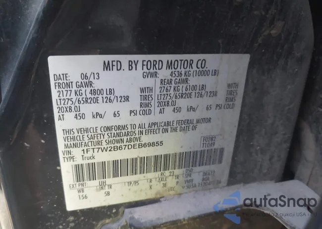 1FT7W2B67DEB69855: 43648529