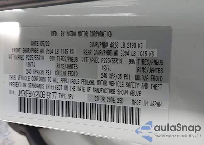 JM3KFBXY2N0619177: 43648607