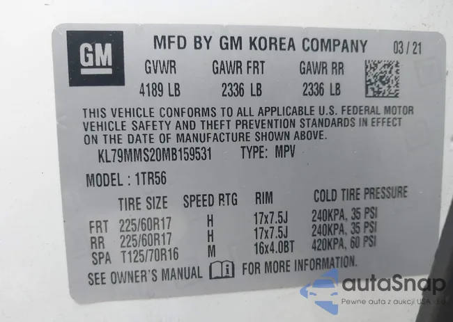 KL79MMS20MB159531: 43648643