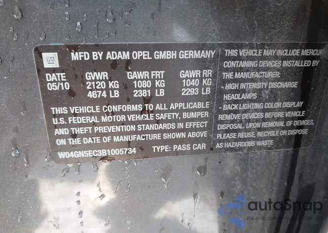 W04GN5EC3B1005734: 43648717