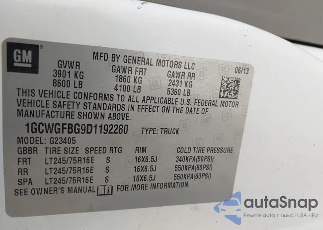 1GCWGFBG9D1192280: 43647959