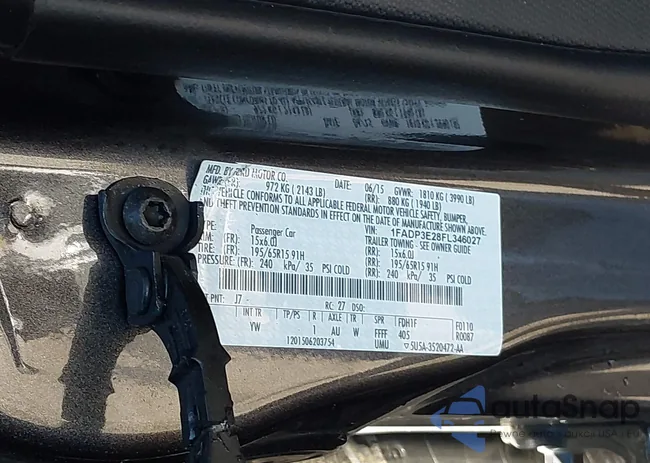 1FADP3E28FL346027: 43649291