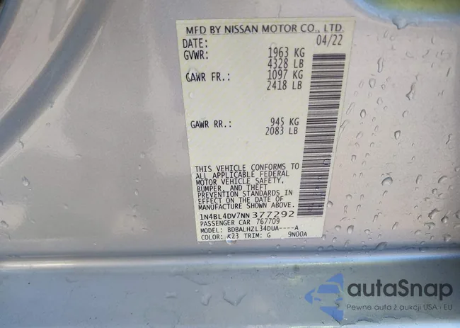 1N4BL4DV7NN377292: 43649306