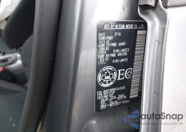 JN8AF5MR8GT610038: 43649448