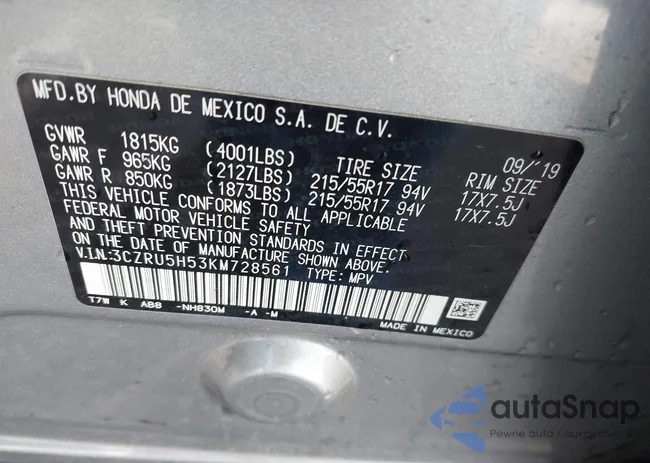 3CZRU5H53KM728561: 43649452