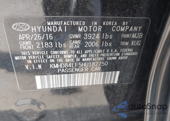 KMHD84LF5HU182750: 43649742