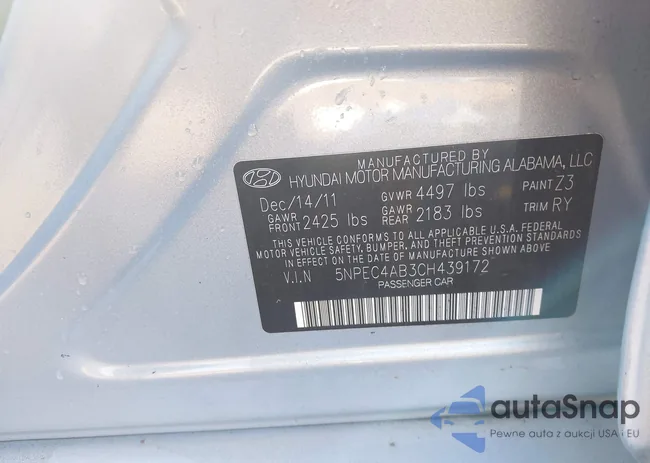 5NPEC4AB3CH439172: 43649767