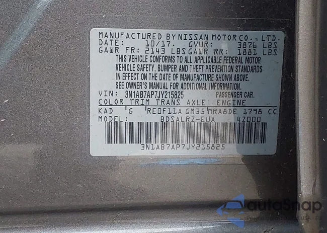 3N1AB7AP7JY215825: 43648839