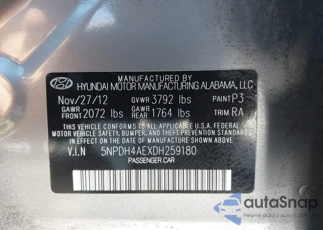 5NPDH4AEXDH259180: 43648942