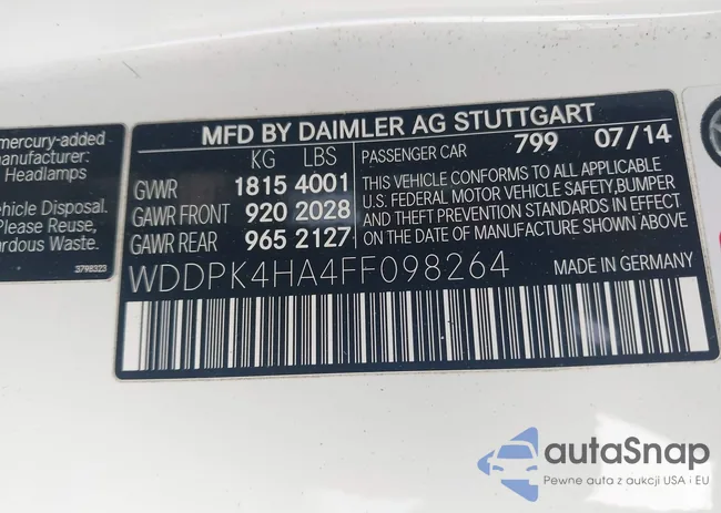 WDDPK4HA4FF098264: 43648973