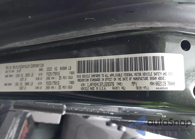 1J4FA24137L229376: 43649115