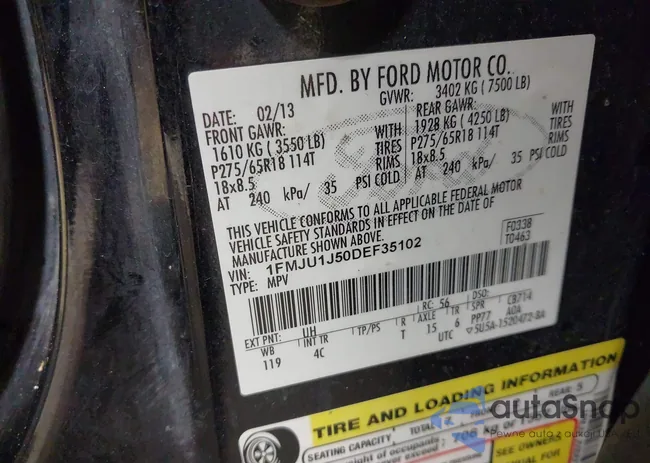 1FMJU1J50DEF35102: 43649128