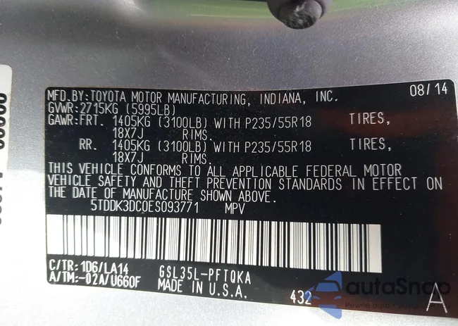 5TDDK3DC0ES093771: 43650332