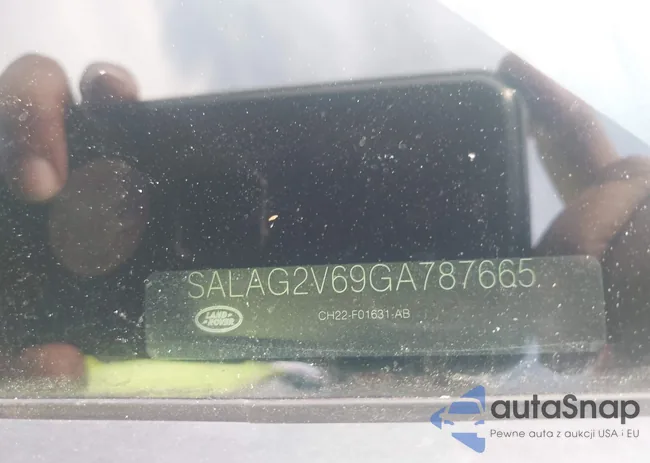 SALAG2V69GA787665: 43650365