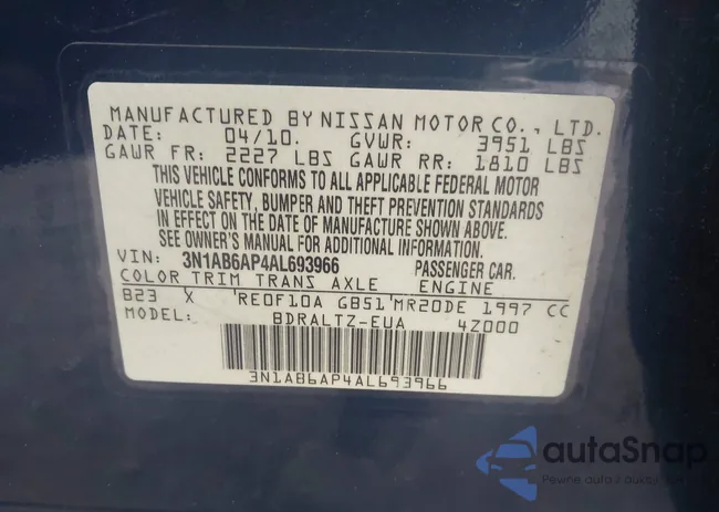 3N1AB6AP4AL693966: 43649913