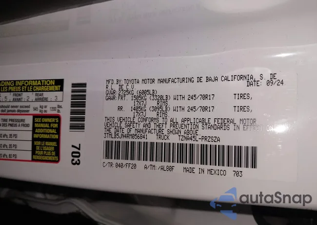 3TMLB5JN4RM056841: 43649995