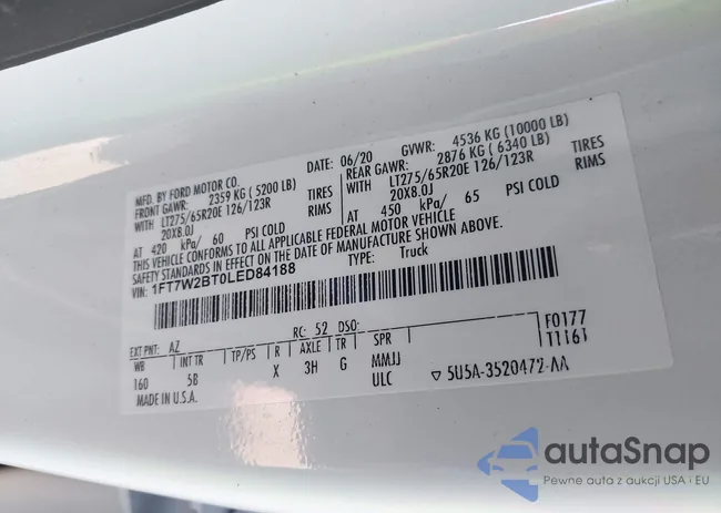 1FT7W2BT0LED84188: 43650085