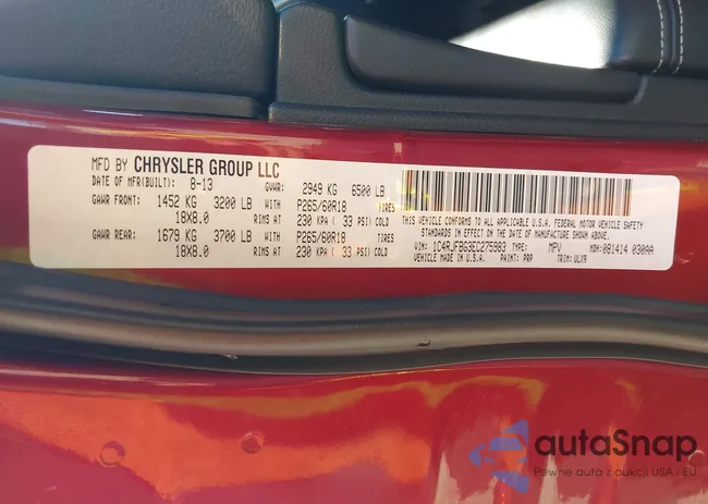 1C4RJFBG3EC275983: 43651369