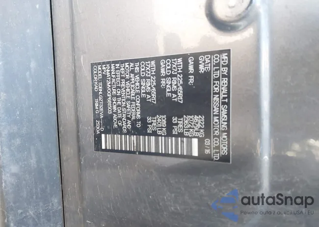 KNMAT2MV0GP681503: 43651135