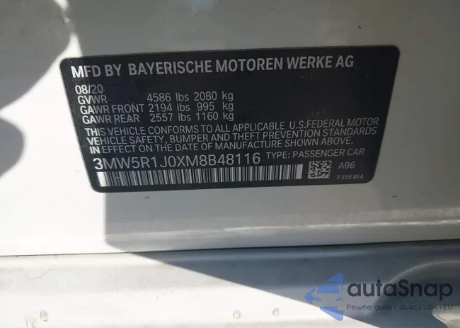 3MW5R1J0XM8B48116: 43652389