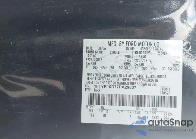 1FTYR10D77PA29837: 43652414