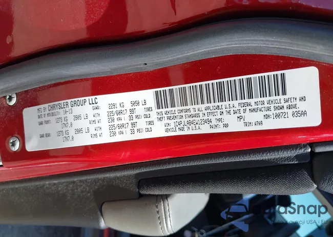 1C4PJLAB4EW123494: 43652491