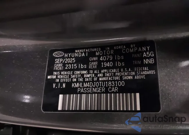 KMHLM4DJ0TU183100: 43652553