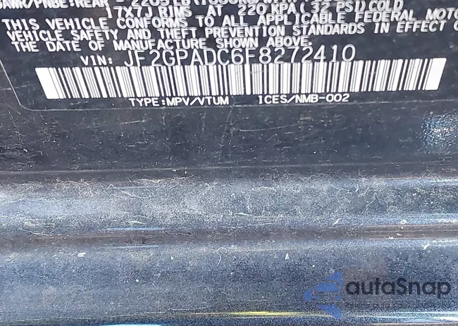 JF2GPADC6F8272410: 43652648