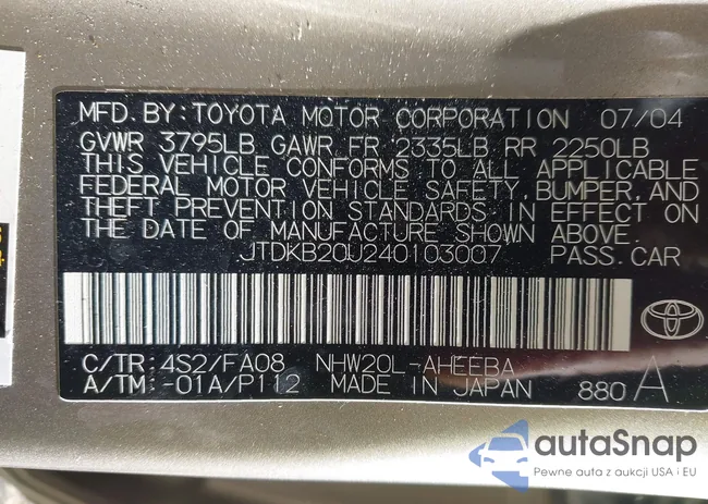 JTDKB20U240103007: 43652653