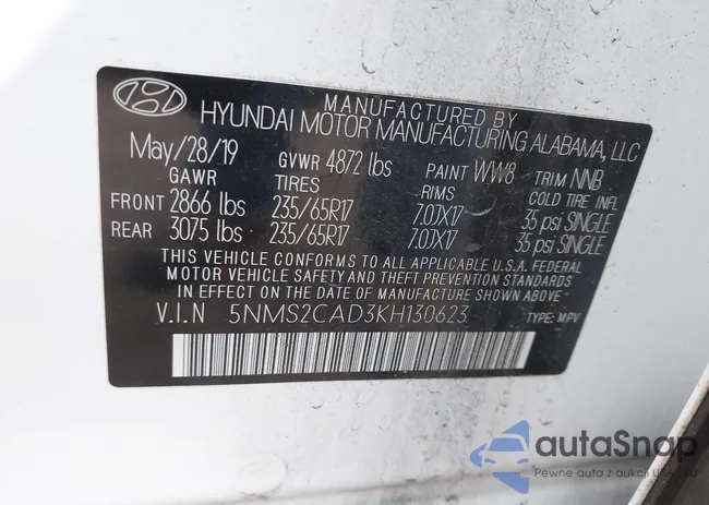 5NMS2CAD3KH130623: 43652785