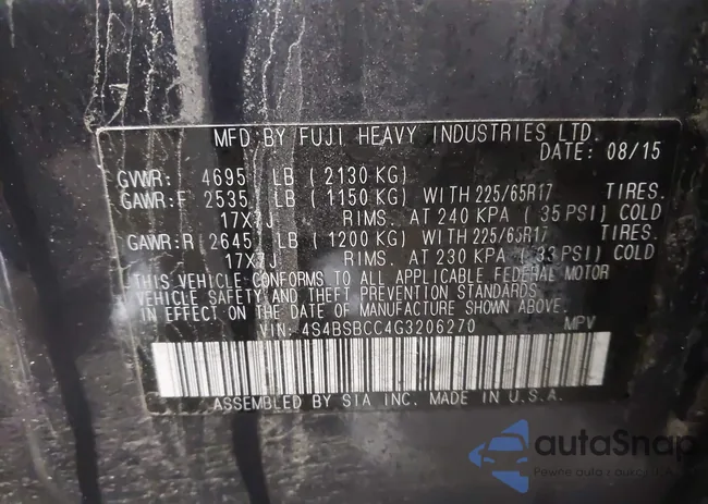 4S4BSBCC4G3206270: 43651912