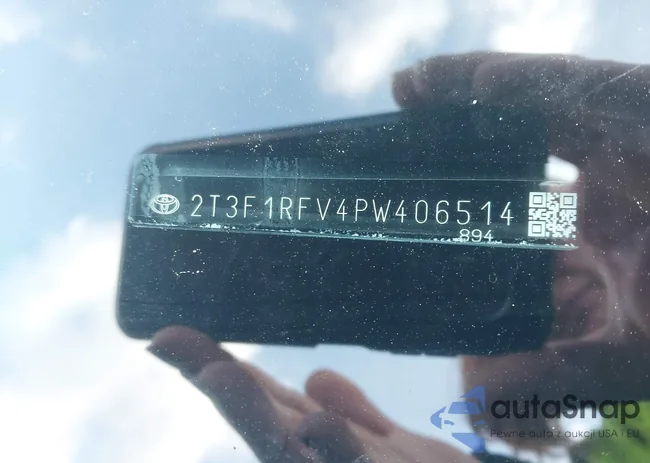 2T3F1RFV4PW406514: 43653253