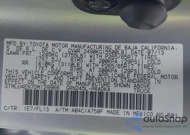 3TMLU4EN7DM129966: 43653402