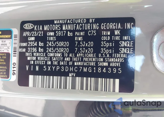 5XYP3DHC7MG184395: 43653604