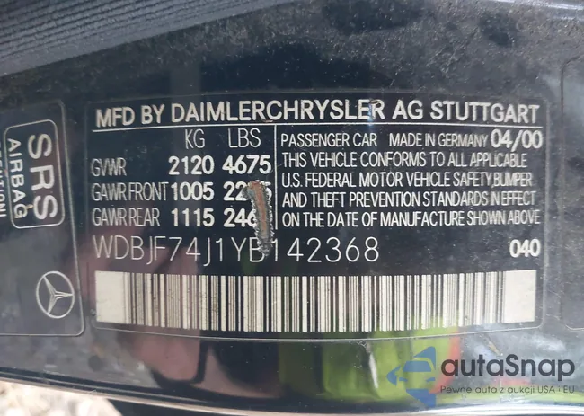 WDBJF74J1YB142368: 43652825