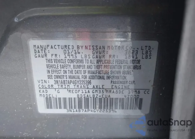 3N1AB7AP4GY225396: 43653068