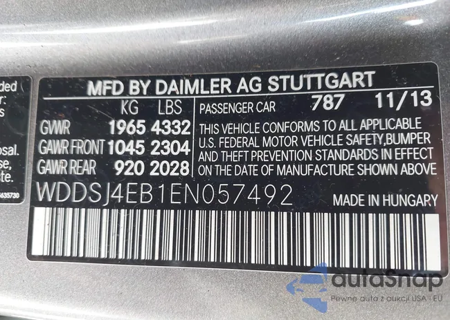 WDDSJ4EB1EN057492: 43655294