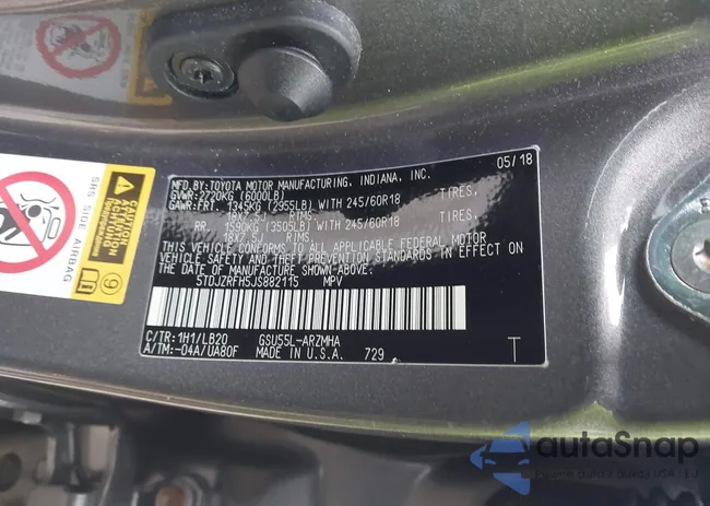 5TDJZRFH5JS882115: 43655512