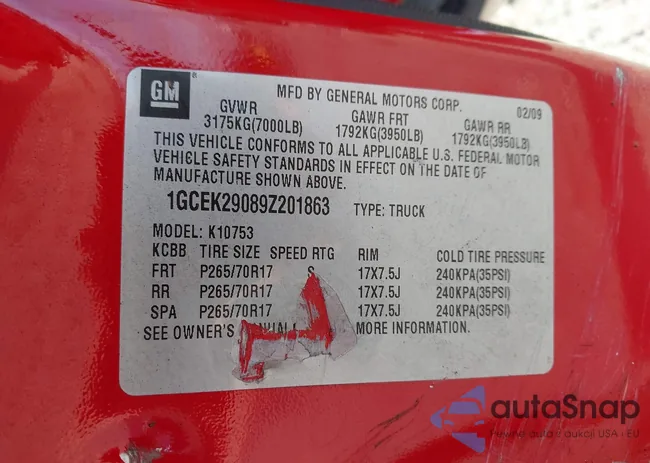 1GCEK29089Z201863: 43654903