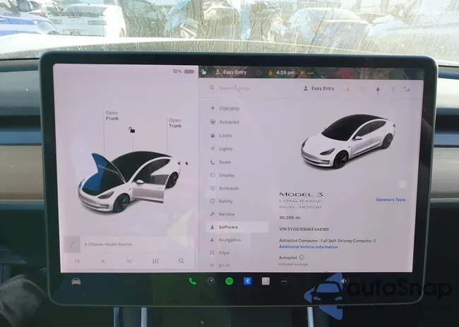 5YJ3E1EB9KF448160: 43656444