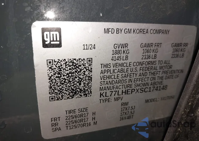 KL77LHEPXSC174148: 43657258