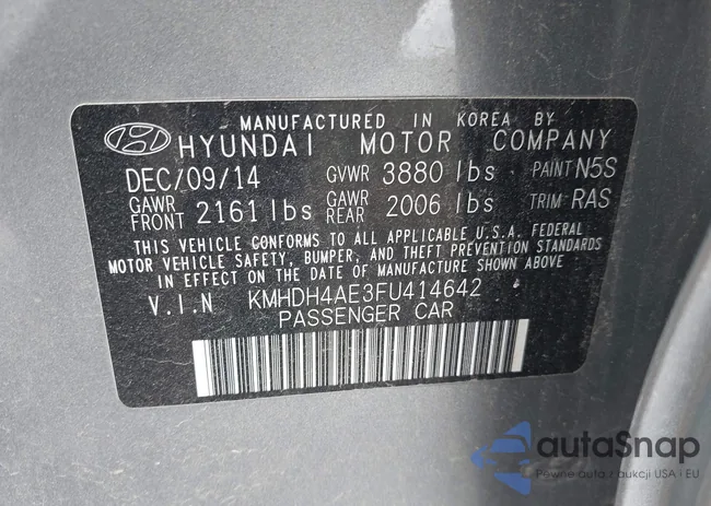 KMHDH4AE3FU414642: 43657501