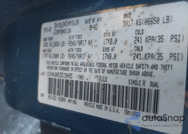 1D7HA18N53S159455: 43656832